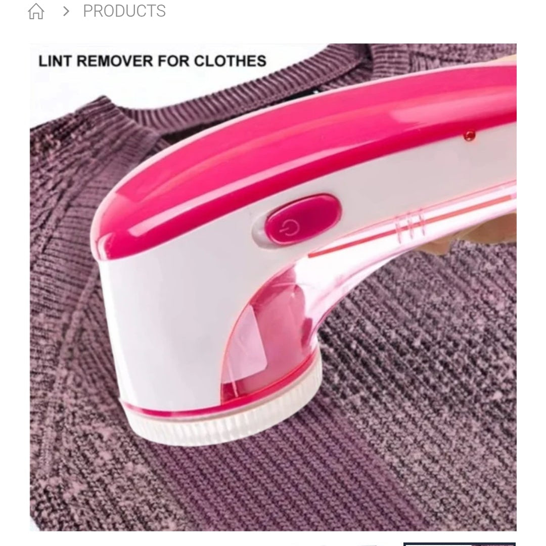 XINGCHAO Lint Remover AD-218 Pink White Portable Fabric Shaver USB Rechargeable with 3 Steel Blades